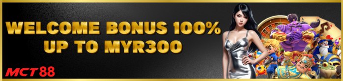 WELCOME BONUS 100%